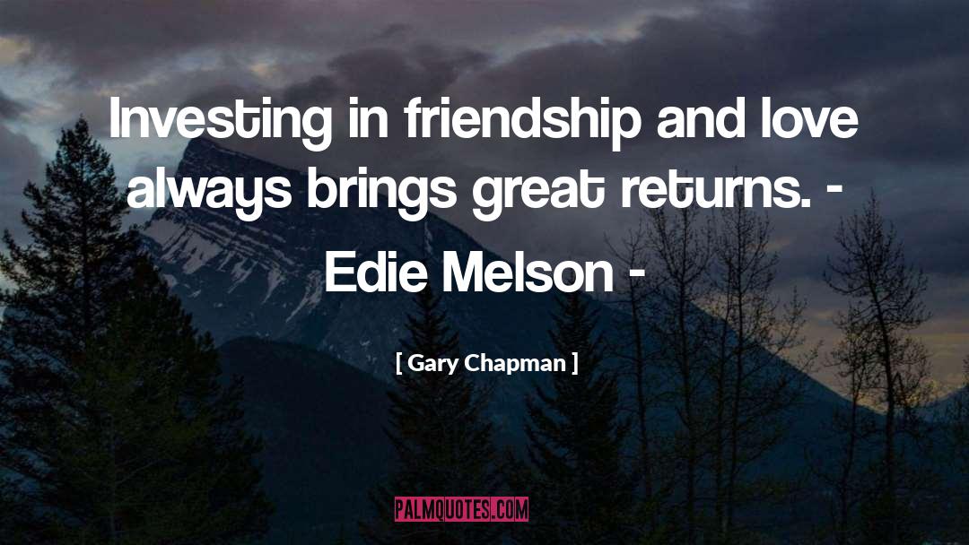 Edie quotes by Gary Chapman