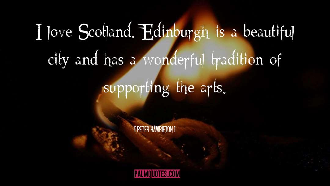 Edinburgh quotes by Peter Hambleton