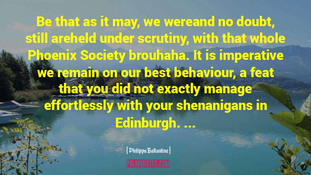 Edinburgh quotes by Philippa Ballantine