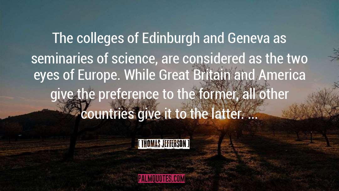 Edinburgh quotes by Thomas Jefferson