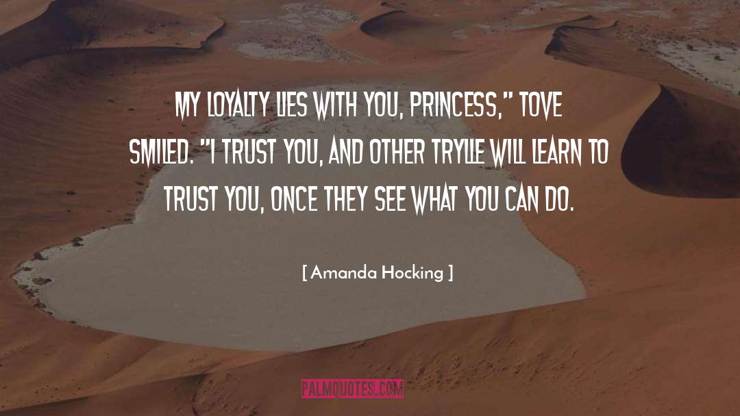 Edirisinghe Trust quotes by Amanda Hocking