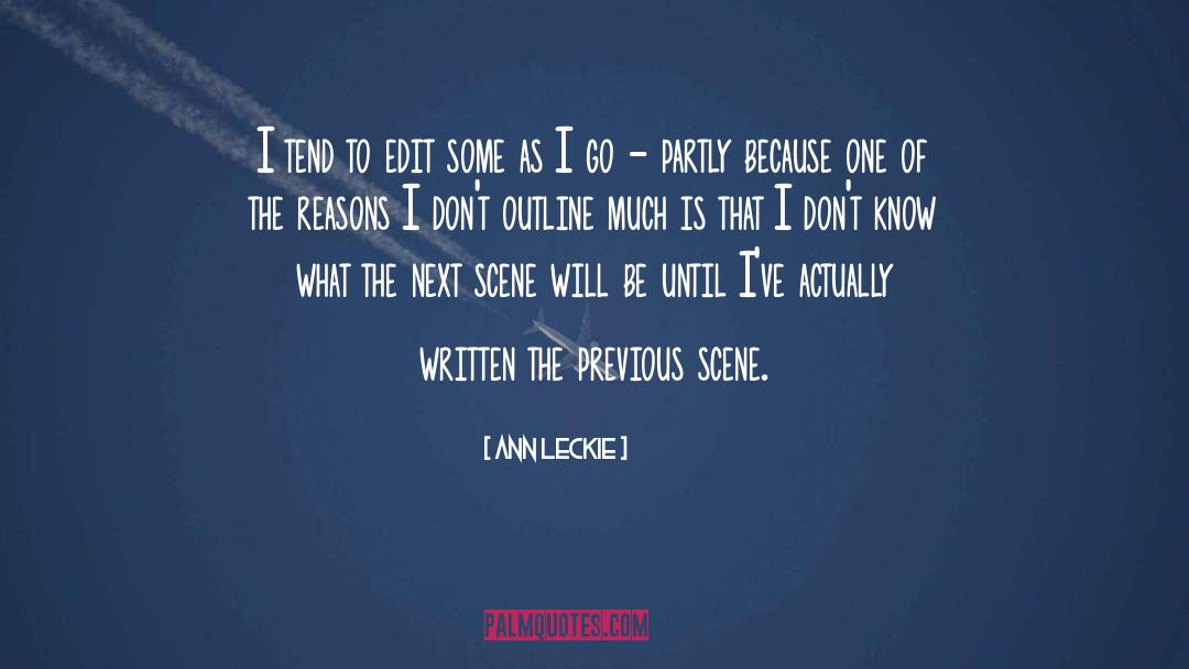 Edit quotes by Ann Leckie