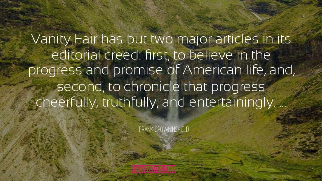 Editorials quotes by Frank Crowninshield