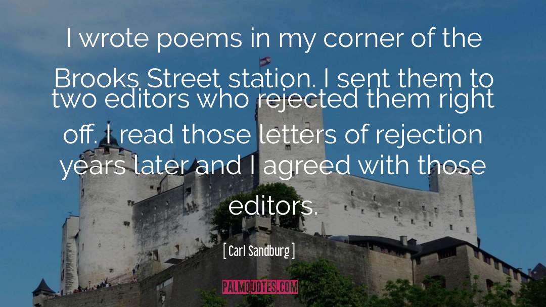 Editors Editing quotes by Carl Sandburg