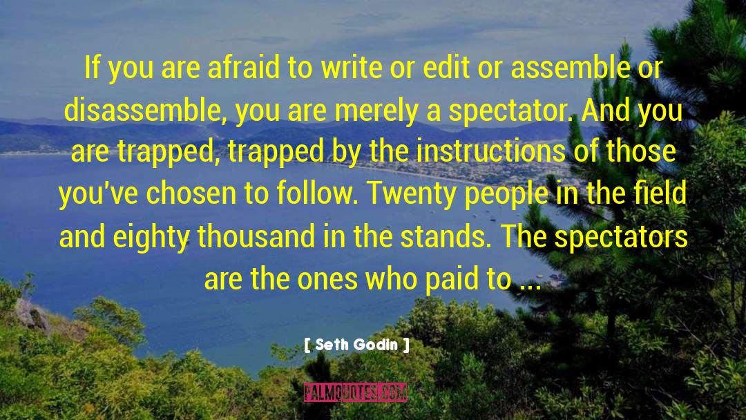 Edits quotes by Seth Godin