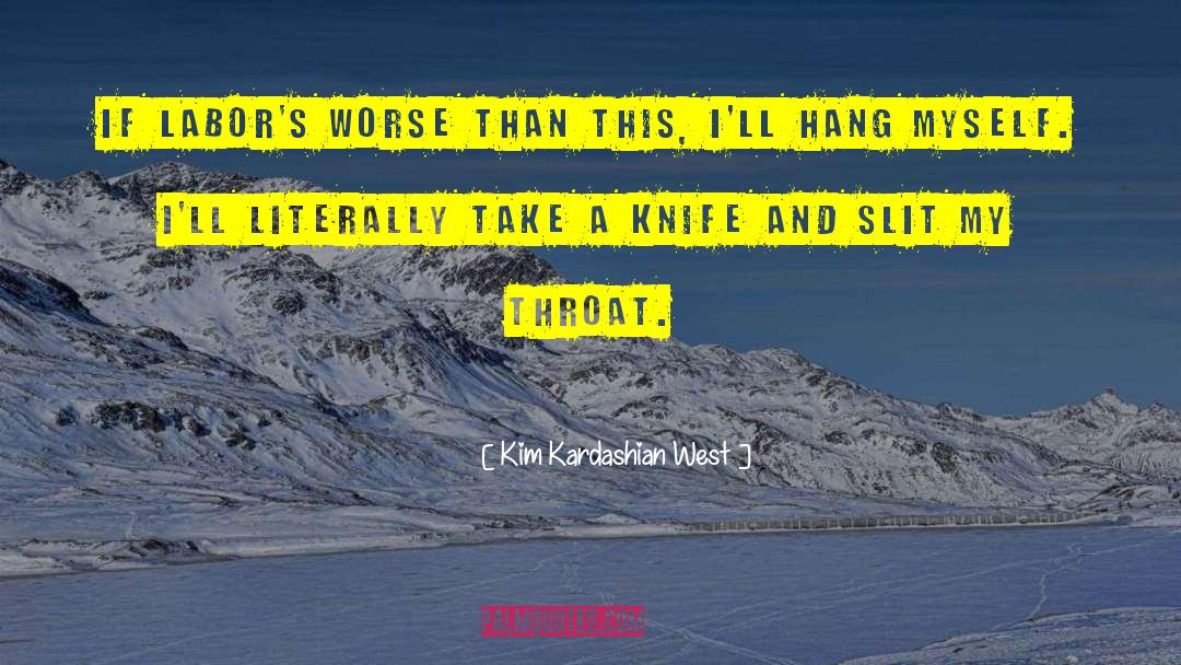 Edlund Knife quotes by Kim Kardashian West