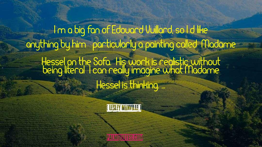 Edouard Beaupre quotes by Lesley Manville