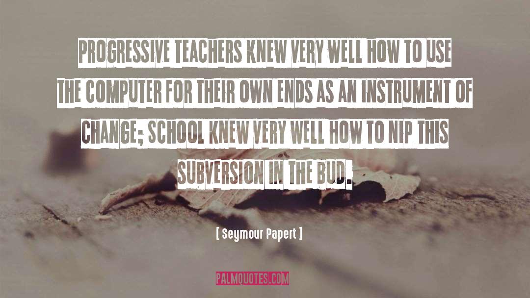 Edtech quotes by Seymour Papert