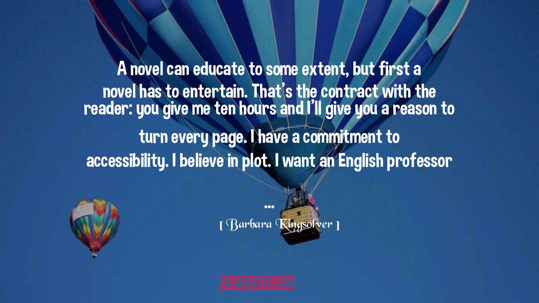 Educate quotes by Barbara Kingsolver