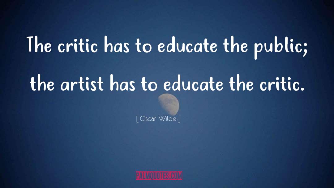 Educate quotes by Oscar Wilde