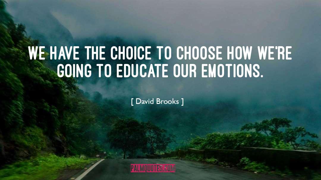 Educate Yourself quotes by David Brooks