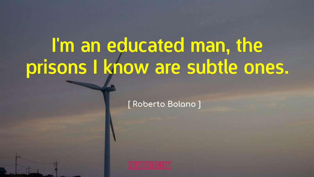 Educated Man quotes by Roberto Bolano