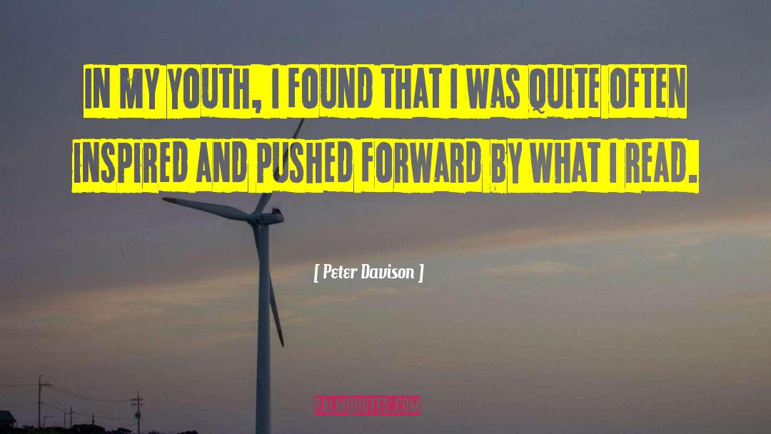 Educated Youth quotes by Peter Davison