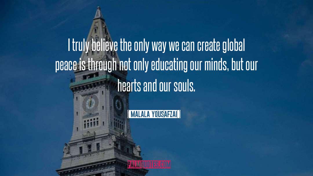Educating quotes by Malala Yousafzai
