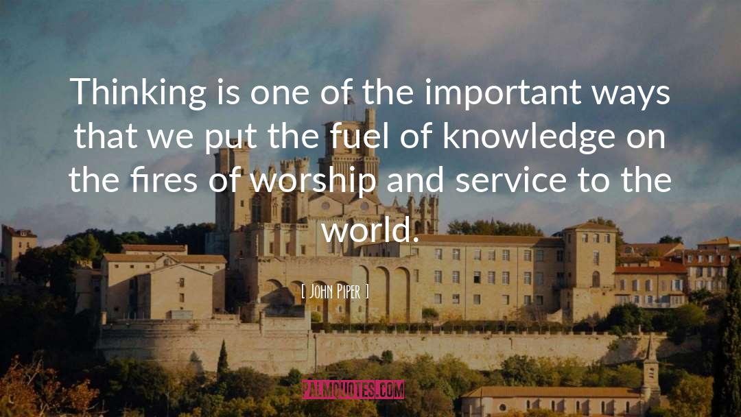 Education And Knowledge quotes by John Piper