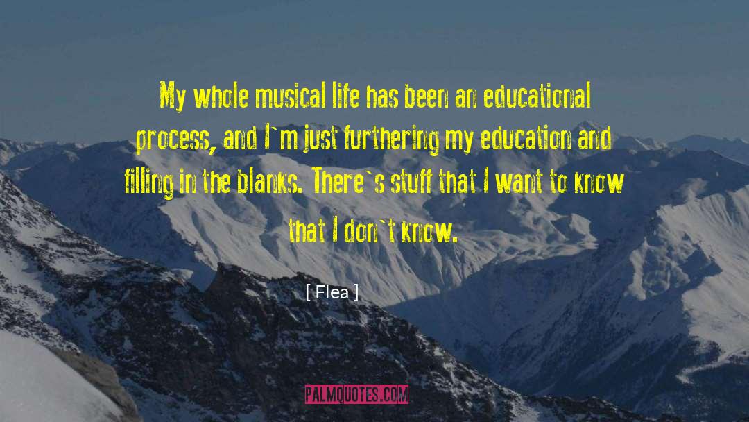 Education And Teachers quotes by Flea
