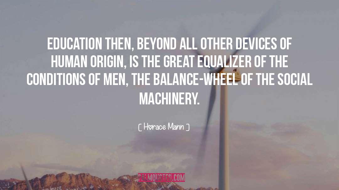 Education Equality quotes by Horace Mann