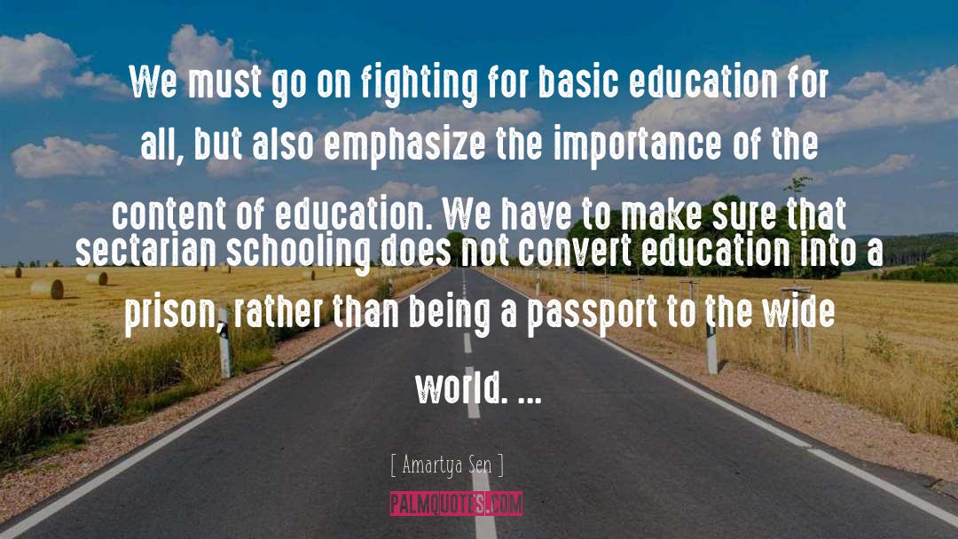 Education For All quotes by Amartya Sen