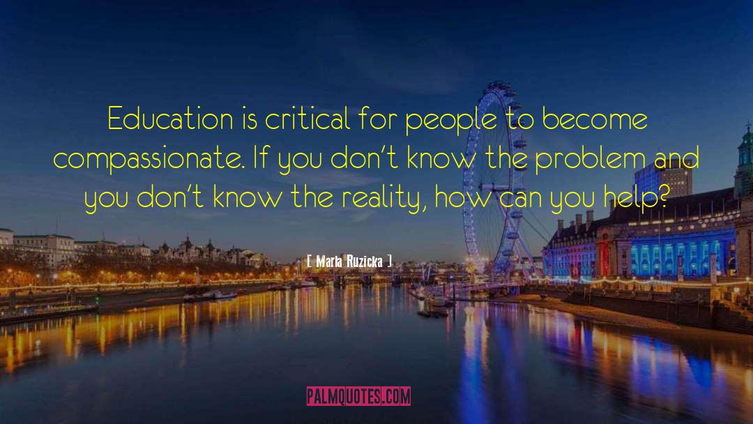 Education For All quotes by Marla Ruzicka