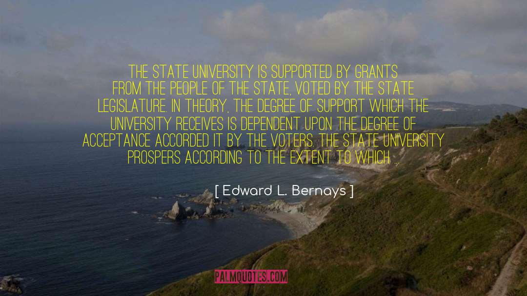 Education Funding quotes by Edward L. Bernays