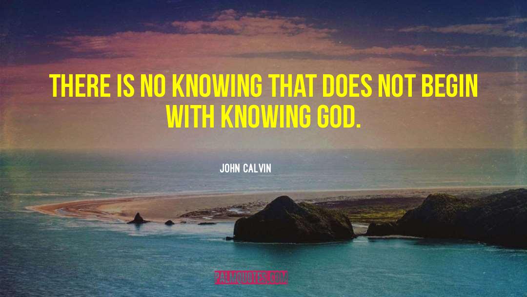 Education Knowledge quotes by John Calvin