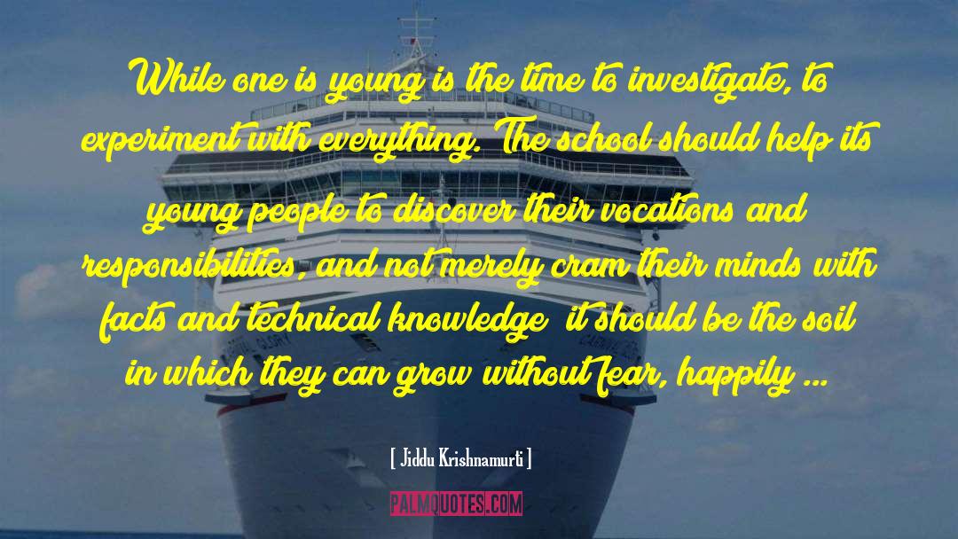 Education Knowledge quotes by Jiddu Krishnamurti