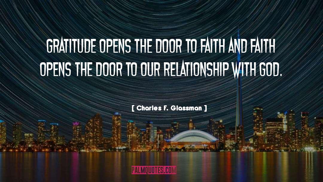 Education Opens The Door quotes by Charles F. Glassman