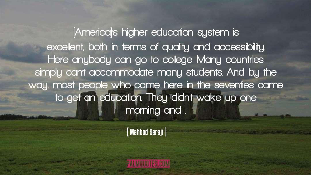 Education System Elitist quotes by Mahbod Seraji