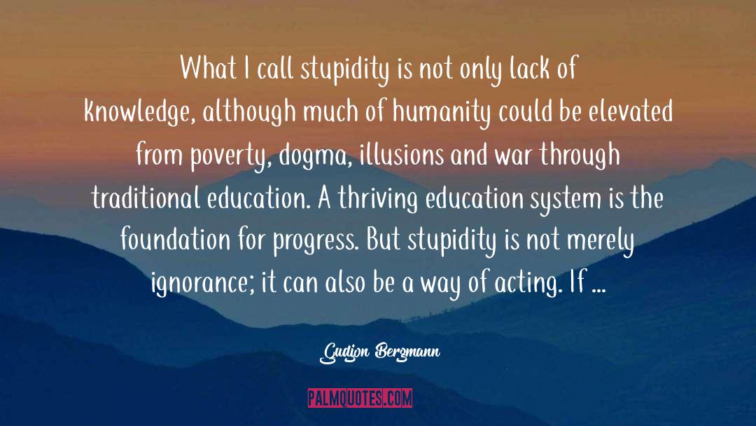 Education System quotes by Gudjon Bergmann