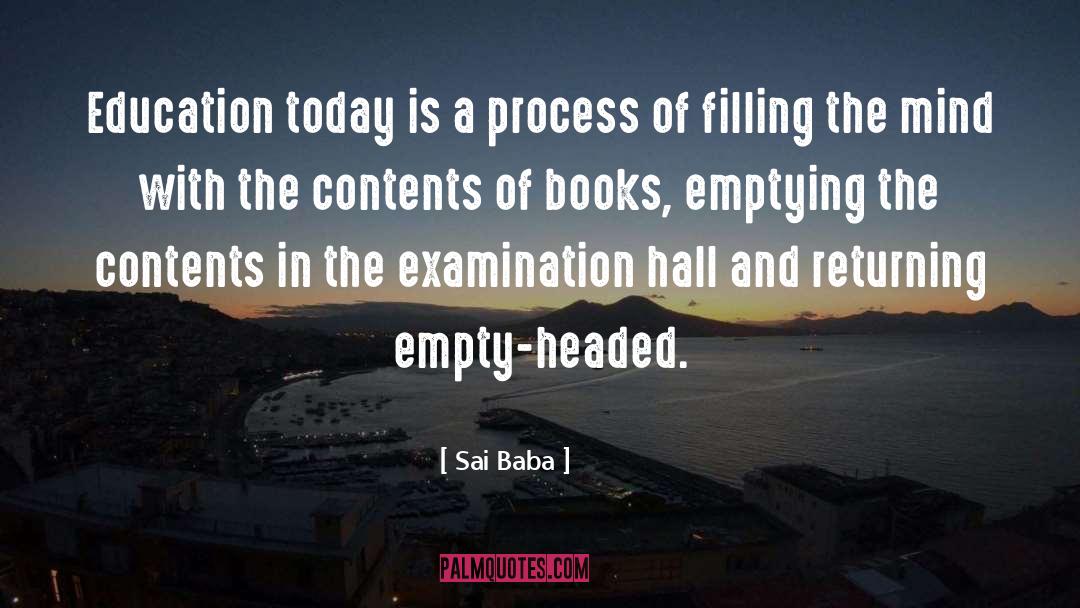 Education Today quotes by Sai Baba