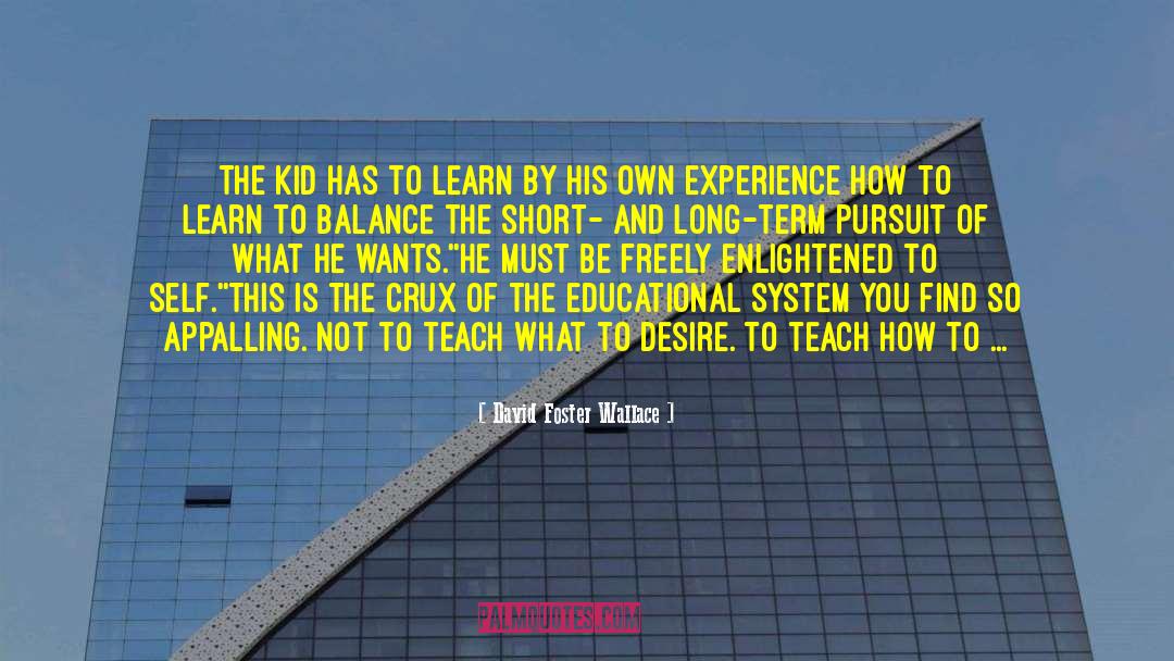 Educational Background quotes by David Foster Wallace