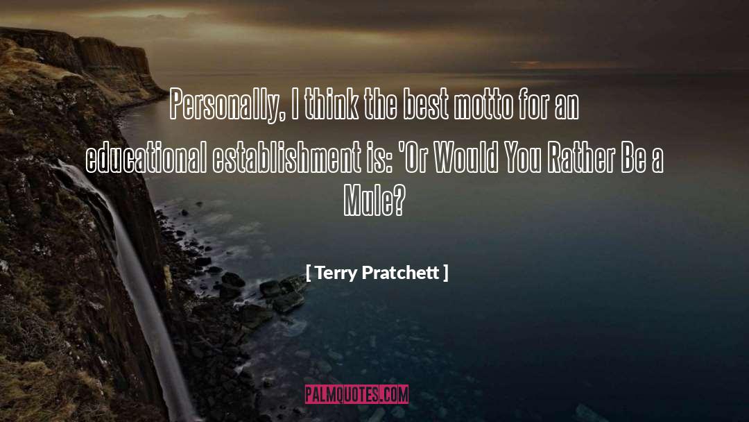 Educational quotes by Terry Pratchett