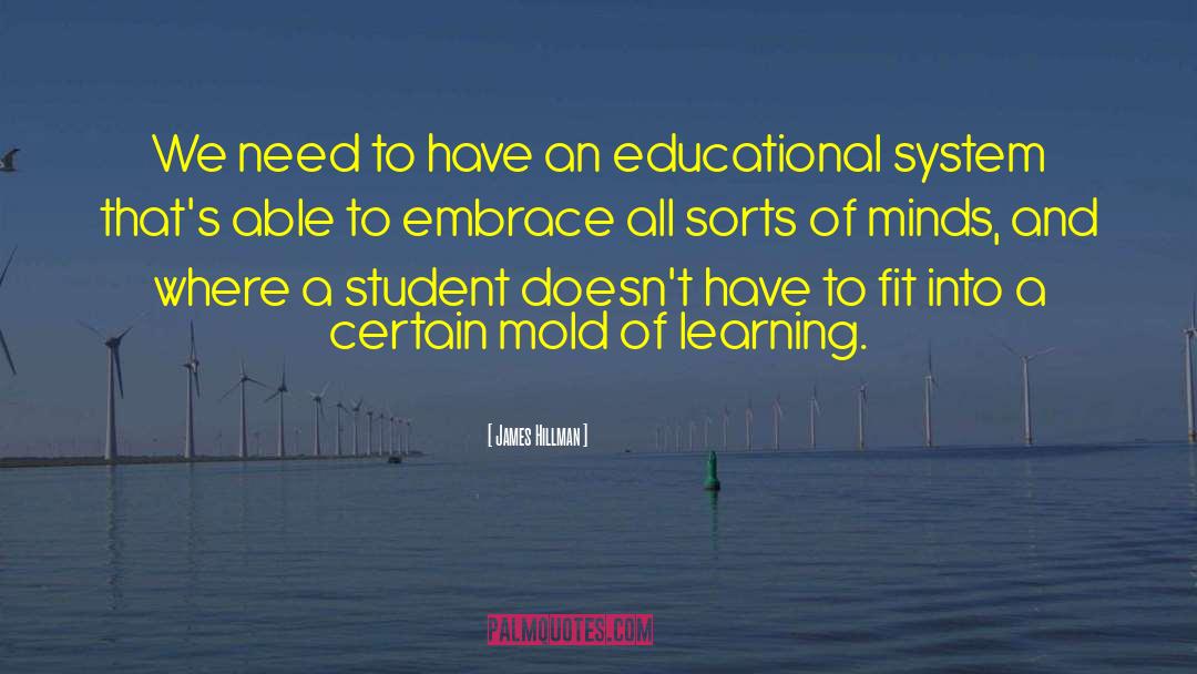 Educational System quotes by James Hillman