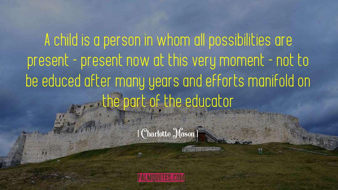 Educator quotes by Charlotte Mason