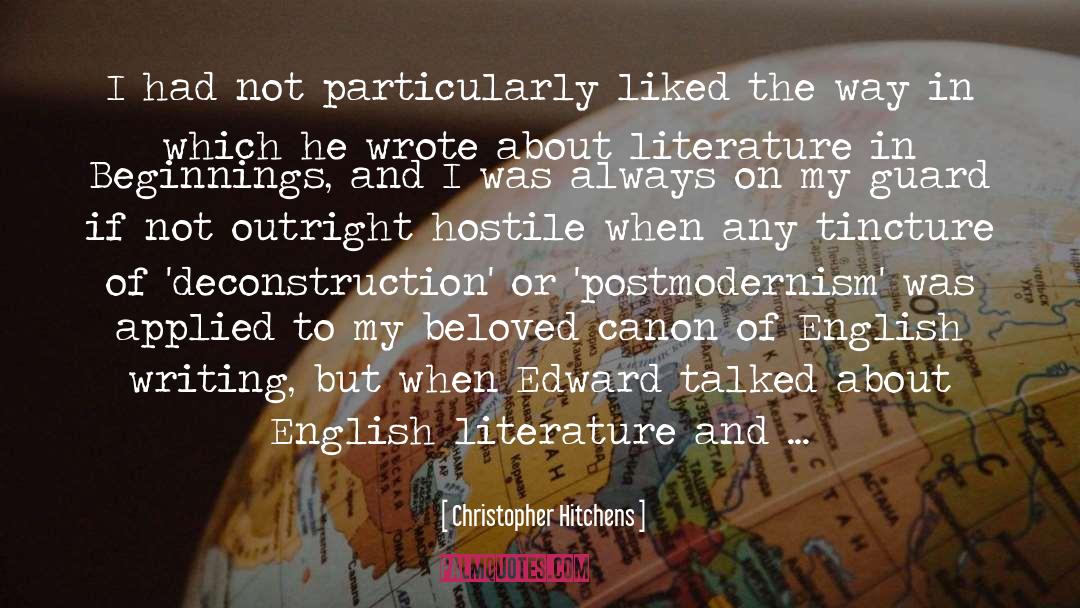 Edward Said Orientalism quotes by Christopher Hitchens