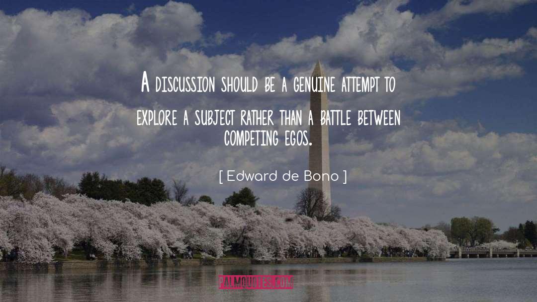 Edward Tulane quotes by Edward De Bono