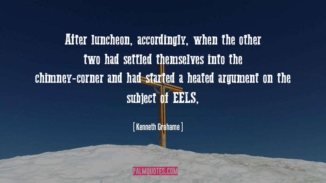 Eels quotes by Kenneth Grahame
