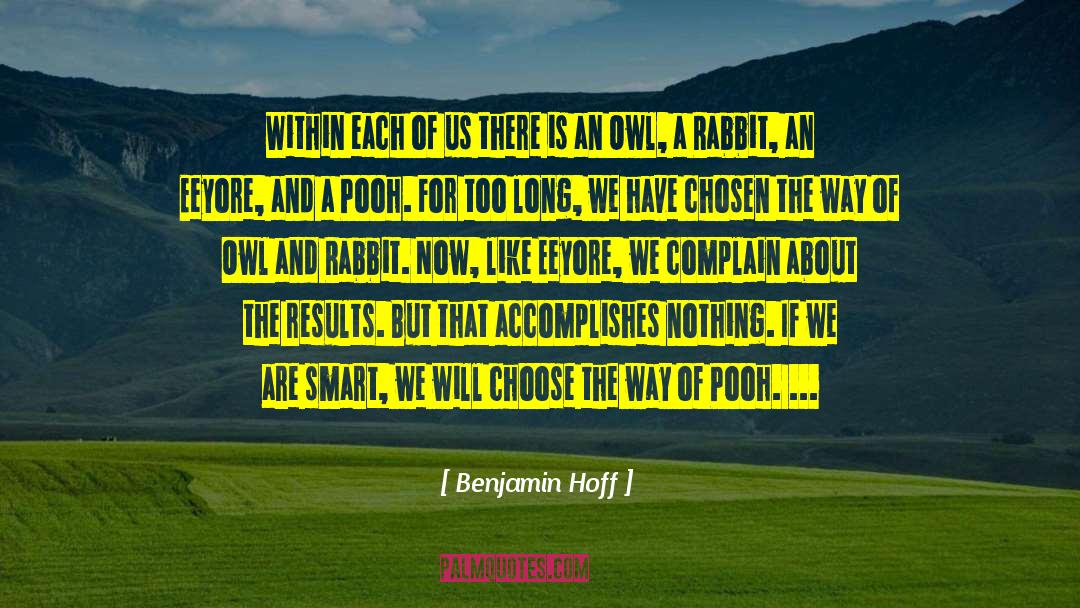 Eeyore quotes by Benjamin Hoff
