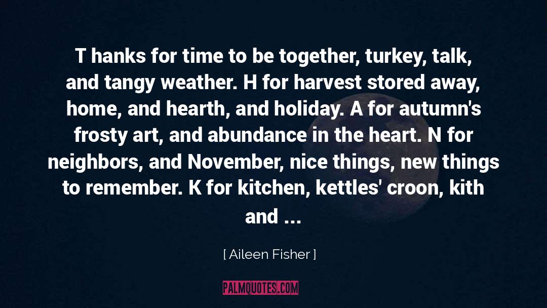 Effaces Turkey quotes by Aileen Fisher