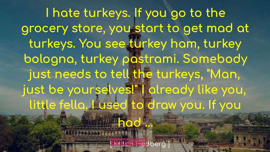 Effaces Turkey quotes by Mitch Hedberg
