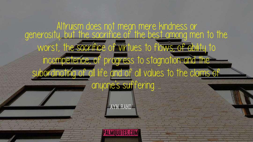 Effe Tive Altruism quotes by Ayn Rand