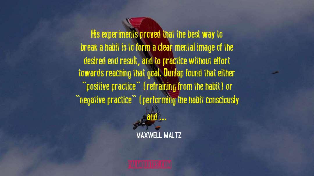 Effect Of Negative Speech quotes by Maxwell Maltz
