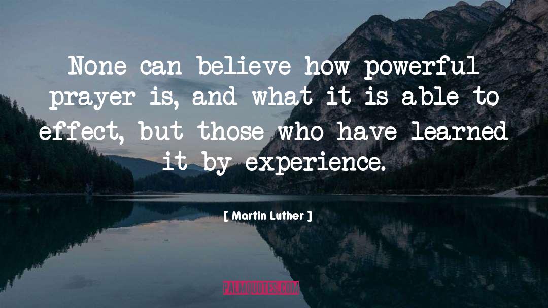 Effect quotes by Martin Luther