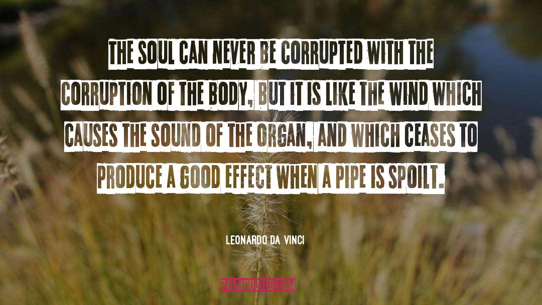 Effect quotes by Leonardo Da Vinci