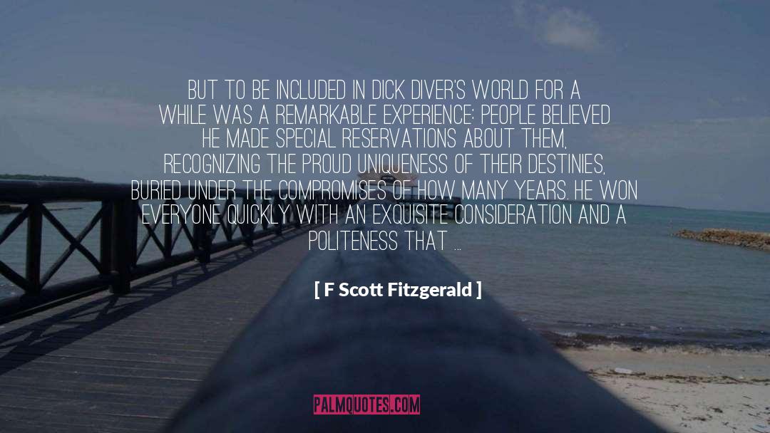 Effect quotes by F Scott Fitzgerald