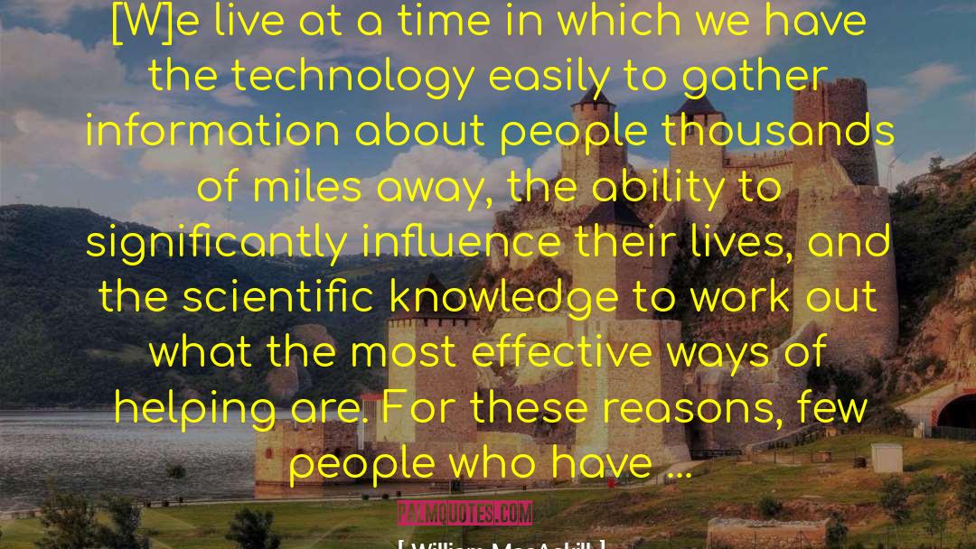 Effective Altruism quotes by William MacAskill