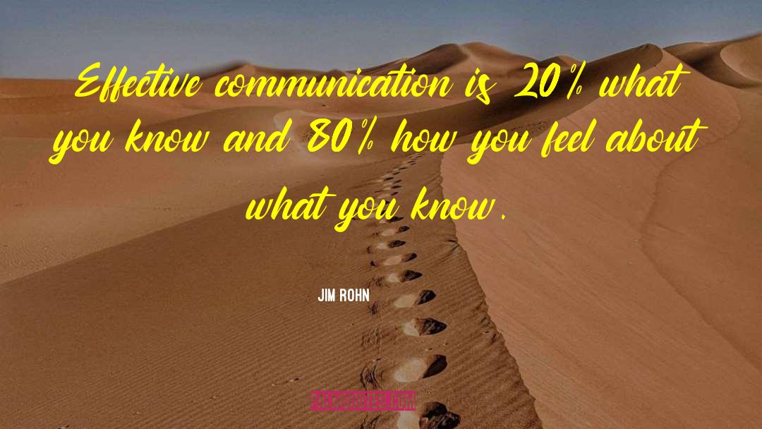 Effective Communication quotes by Jim Rohn