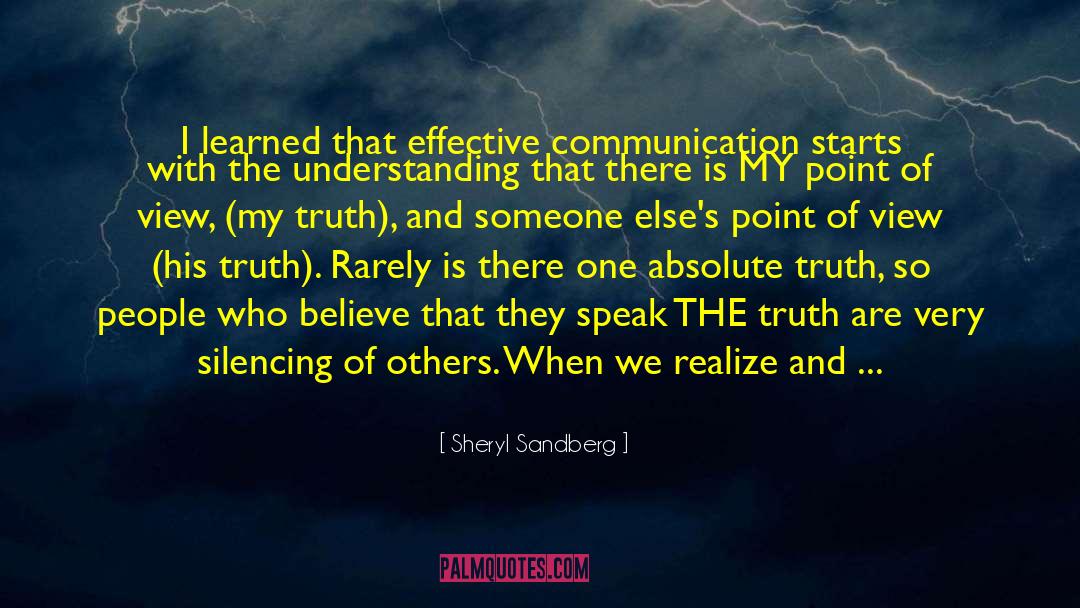 Effective Communication quotes by Sheryl Sandberg