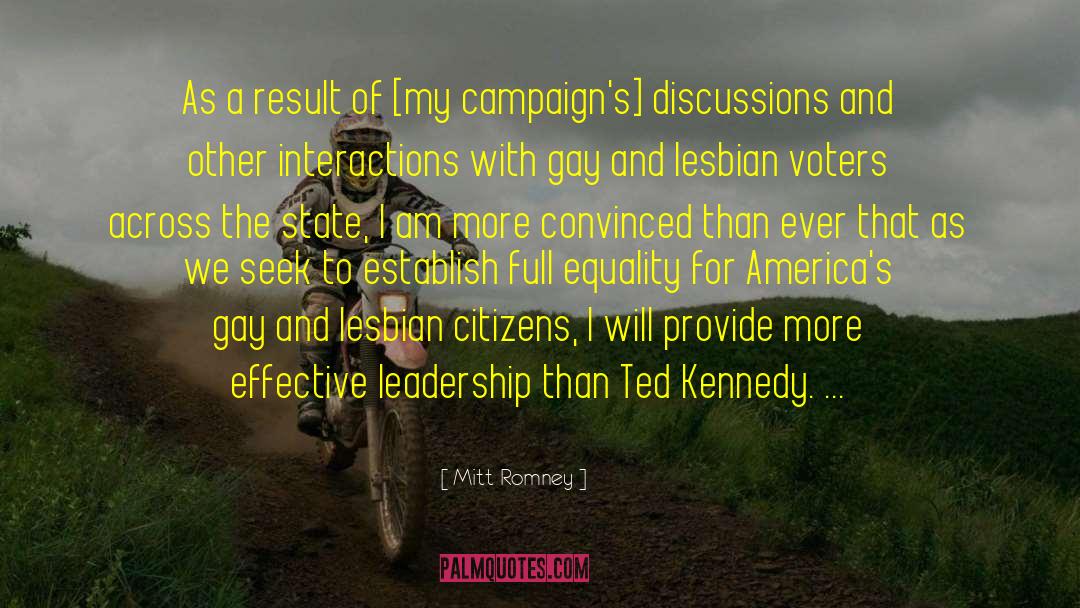Effective Leadership quotes by Mitt Romney