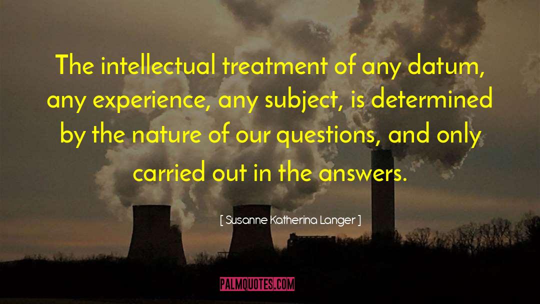 Effective Treatment quotes by Susanne Katherina Langer